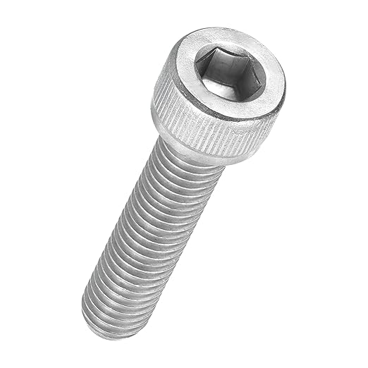 Kozelo 10pcs Socket Head Cap Screws - [M8-1.25 x 35mm] 304 Stainless Steel Allen Socket Drive for Electrical Motor 3D Printing Fan Engine Replacement Use, Silver