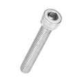 Kozelo 50pcs Socket Head Cap Screws - [M6-1 x 40mm] 304 Stainless Steel Allen Socket Drive for Electrical Motor 3D Printing Fan Engine Replacement Use, Silver