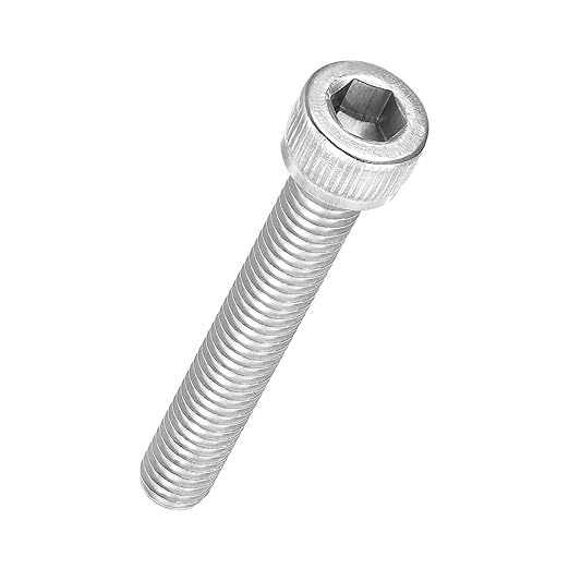 Kozelo 30pcs Socket Head Cap Screws - [M6-1 x 40mm] 304 Stainless Steel Allen Socket Drive for Electrical Motor 3D Printing Fan Engine Replacement Use, Silver