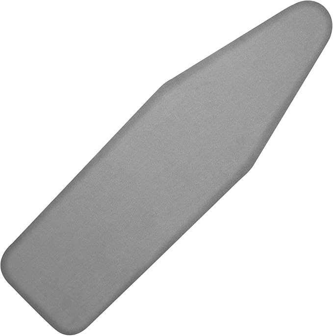 Ironing Board Cover and Pad, 21x54 Extra Large Thick Iron Padding, Scorch & Stain Resistant Ironing board cover, Heavy Duty Iron Board Padded with Adjustable Fasteners Durable Elastic Edge, Grey