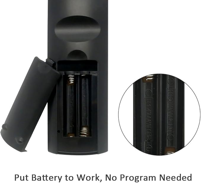 LuckyStar Big Button Universal Remote Control A-TV2, Initial Setting for Lg, Vizio, Sharp, Zenith, Panasonic, Philips, RCA - Put Battery to Work, No Program Needed