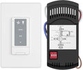 Universal Ceiling Fan Wall Remote Control Kit Replacement for Hampton Bay Hunter Harbor Breeze, 3-Speed Light Dimmer
