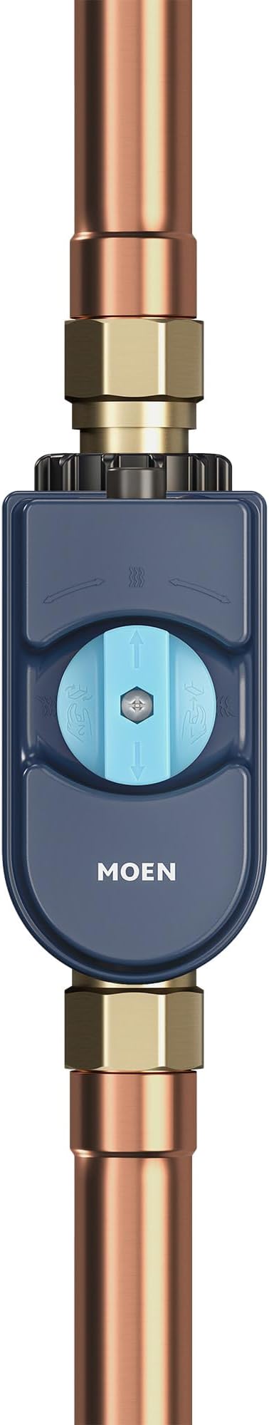 Moen Flo Smart Water Monitor and Automatic Shutoff Sensor, Wi-Fi Connected Water Leak Detector for 1-Inch Diameter Pipe, 900-006