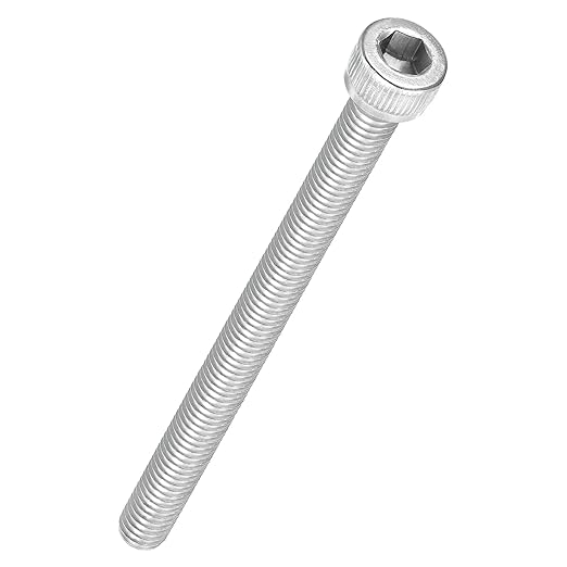 Kozelo 5pcs Socket Head Cap Screws - [M6-1 x 85mm] 304 Stainless Steel Allen Socket Drive for Electrical Motor 3D Printing Fan Engine Replacement Use, Silver