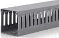 ZhiYo 2 x 2in Professional Server Rack Cable Management Raceway, 99in(6X L16.5in) Cable Raceway Kit, Electrically Safe PVC Open Slot Wire Raceway for Under Desk/Computer/Network Cords, Grey