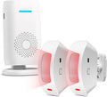 Wireless Motion Sensor Door Chime: Doorbell for Business When Entering, Caregiver Reminder for Elderly, Pet Monitoring Buzzer, Motion Sensor Detect Alarm for Home Security, 2 Sensors 1 Receiver