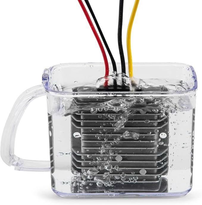 MGGi DC Voltage Regulator 60V 72V Step Down to 12V 15A 180W, Waterproof Converter Reducer, Power Supply Module Buck Transformer, for Golf Cart, forklifts, Car