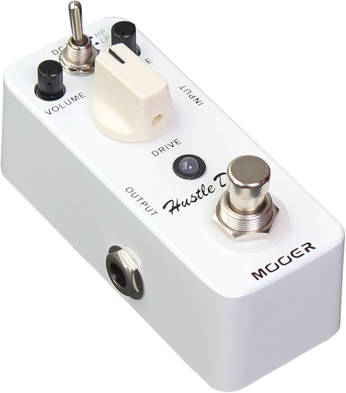 MOOER Hustle Drive Electric guitar distortion pedal, 2 working modes: high/low peak mode, suitable for different musics