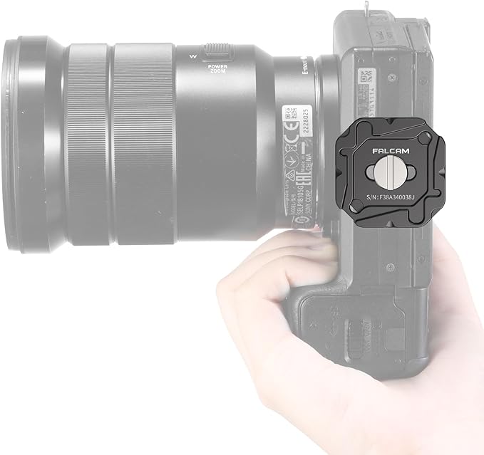FALCAM F38 Camera Quick Release Plate Compatible with Camera Clip V3 and F38 Backpack Clip (Plate Only) - 2465