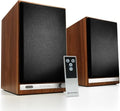 Audioengine HD6 Premium Powered Bookshelf Speakers | 150W Audiophile-Grade Bluetooth 5.0 Speakers with aptX HD | 24-Bit DAC | Real Wood Veneer