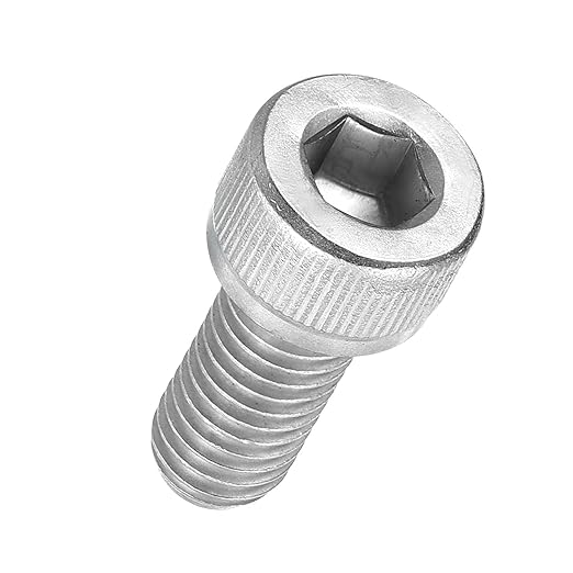 Kozelo 20pcs Socket Head Cap Screws - [M8-1.25 x 18mm] 304 Stainless Steel Allen Socket Drive for Electrical Motor 3D Printing Fan Engine Replacement Use, Silver