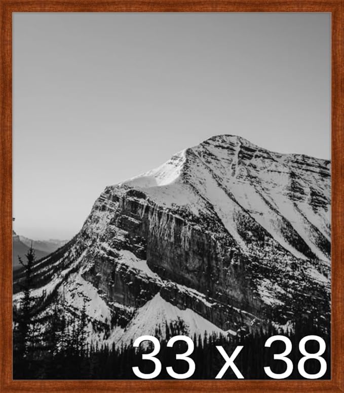 Frame It Easy 33 x 38 Russet Wood Frame (Derby)