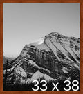 Frame It Easy 33 x 38 Russet Wood Frame (Derby)