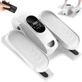 DamKee Under Desk Elliptical Exercise Machine, Electric Ellipse Leg Exerciser as Seen on TV, 15 Speeds Foot Exerciser While Sitting for Seniors, Portable Seated Pedal Exerciser for Home Office