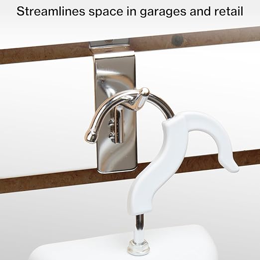 SSWBasics 4ft x 2ft Horizontal White Slatwall Panels Easy Organizer (24"H x 48"L) - Pack of 2 - Streamline Your Space with Effortless Retail Displays, Garage Wall Solutions, and Craft Storage