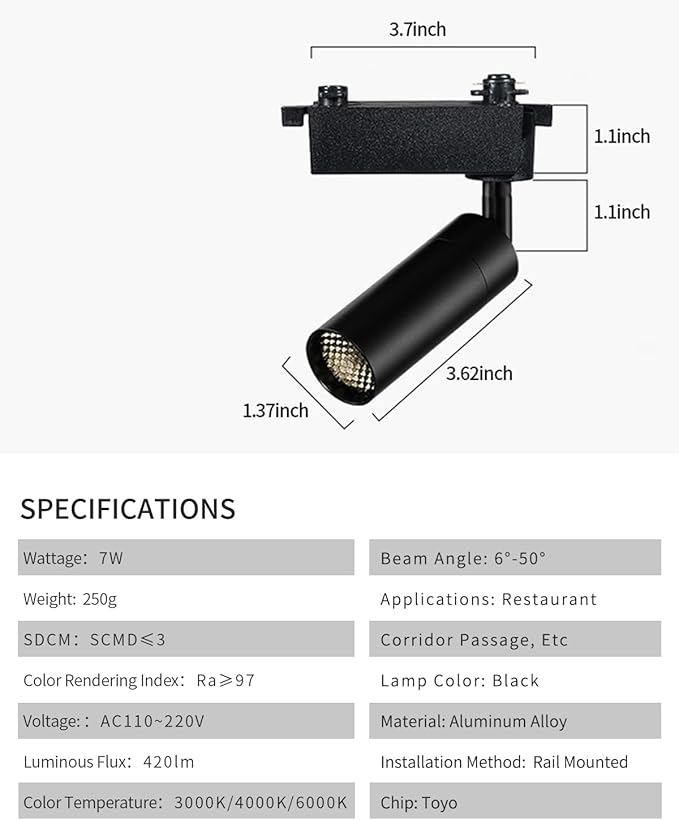 Gpaillumic LED Spotlights led Track Lights