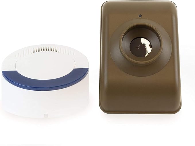 Dakota Alert Long Range Wireless Driveway Motion Detector - DCMA-4000 One Mile Alarm System - Passive Infrared Driveway Alarm Transmitter & Receiver - Outdoor Motion Sensor & Alarms