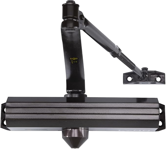 CLG HARDWARE Medium/Heavy Duty Commercial Door Closer DC7016 - Surface Mounted, Grade 1- ADA & UL 3 Hour Fire Rated, Adjustable Size 1-6 for Entrances & Aluminum Storefronts - US10B Dark Bronze