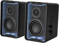 Edifier QR30 2.0 Desktop Active Speaker, Compact Bluetooth V5.4 Computer Speakers, Wireless Bookshelf Speaker, 30W (RMS), 3.5mm AUX & USB-A Wired Input, Dynamic Light Effects, App Control, Black