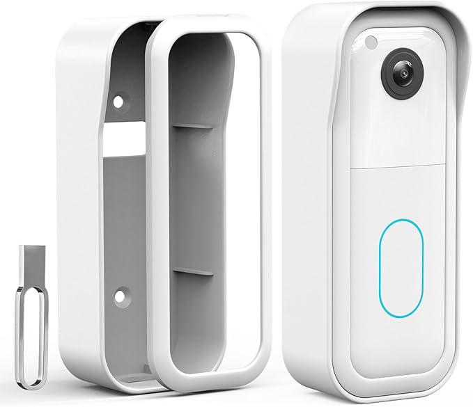 All-new Blink Doorbell Mount,Compatible with Blink Video Doorbell Camera(2nd Gen),No drilling Blink Mount Bracket,Easy to Install for Blink Doorbell Security System(Blink Doorbell Not Included),White
