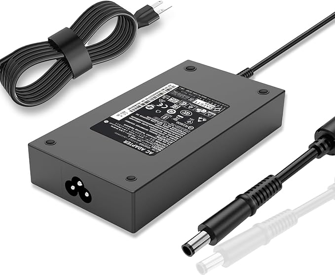 180W 130W AC Charger Adapter Fit for Dell Dock WD19S WD19 WD22TB4 K20A K20A001, TB16 D6000 D6000S Docking Station Business Monitor WD15 K17A001 WD19TBS WD19TB Docking Station Power Supply Cord