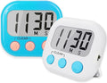 Classroom Timers for Teachers Kids Large Magnetic Digital Timer Teacher Supplies 2 Pack-Blue White