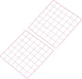 PATIKIL 14"x14" Wire Grid Panel, 2 Pack Board Photo Pictures Memo Display Grid Panels Hanging Organizer Wall Decorative Panel for Home Office Wedding, Pink