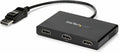 StarTech.com 3-Port Multi Monitor Adapter - DisplayPort 1.2 to 3x HDMI MST Hub - Triple 1080p HDMI Monitors - Video Splitter for Extended Desktop Mode on Windows PCs Only - DP to 3x HDMI (MSTDP123HD)