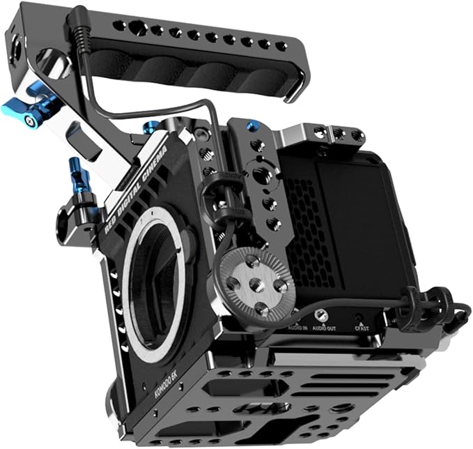 KONDOR BLUE x Armando Ferreira | MondoTies Cable Management Clips for Cameras | Cable Organization, 1/4"-20 Mounted, Holds 2-3 cables, & Supports up to 20lbs of force (5-Pack) | Black