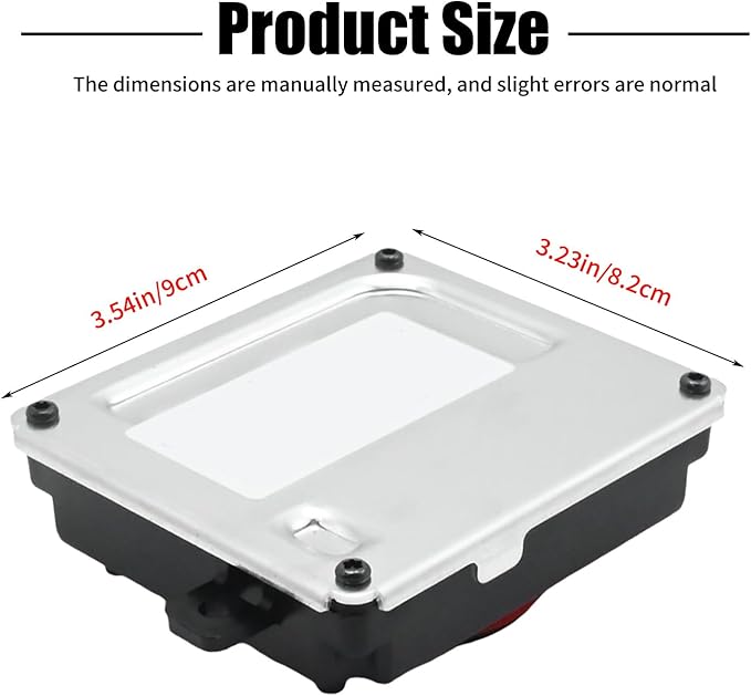 Hoypeyfiy 4G0907697G Daytime Running Light Control Module Replacement for A6 A6 Quattro 2012-2015 Replacement for A7 Quattro 2014-2017 Replacement for Passat 2016 2017 4G0907397G