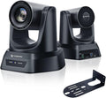TONGVEO PTZ Camera AI Auto Tracking 12X Optical Zoom Conference Room Camera Wide View HDMI/USB3.0 60fps 1080P Video Conference for Church Worship Meeting Online Learn with Zoom YouTube OBS and More