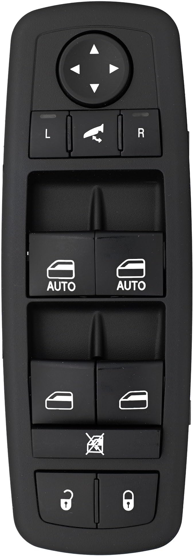 NOVAPARTS 11PINS 56046826AE Driver Side Power Control Window Switch for 2016-2018 Ram 1500 2500 3500 2019-2024 Ram 1500 Classic 56046826AC 56046826AD Front Left (2 Auto, 3+8 pins)