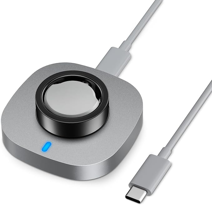 ZOOROO Charger Compatible with Oura Ring Gen 3 Size 10, Fast Charging Dock with USB-C Cable