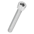 Kozelo 50pcs Socket Head Cap Screws - [M6-1 x 45mm] 304 Stainless Steel Allen Socket Drive for Electrical Motor 3D Printing Fan Engine Replacement Use, Silver