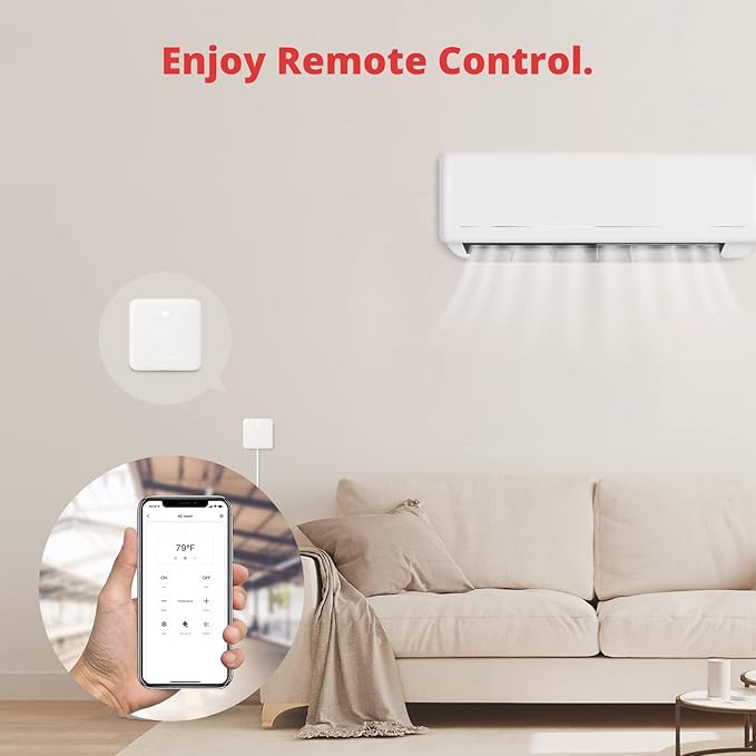 SwitchBot Hub Mini Smart Remote - IR Blaster, Link SwitchBot to Wi-Fi (Support 2.4GHz), Control TV, Air Conditioner, Compatible with Alexa, Google Home, IFTTT (White)