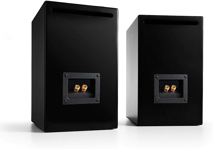 Audioengine HDP6 Passive Speakers Bookshelf Speakers Pair | Home Stereo High-Powered 2-Way Desktop Speakers | AV Receiver or Integrated Amplifier Required (Satin Black)