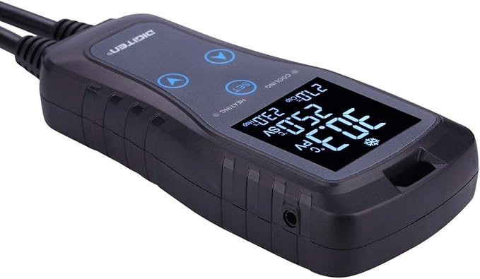 DIGITEN Temperature Controller DTC102 2-Stage Temperature Controlled Outlet Heat Mat Thermostat 110V Plug-in Reptile Thermostat