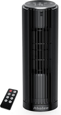 Abolee Tower Fan, 23ft/s Desk Fan, 70° Oscillating Table Fan for Bedroom, Standing Table Fan with 3 Modes, 2024 New 13 Inch Bladeless fan for Bedroom, Home,Office Deepgray