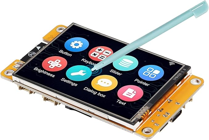 AITRIP 2 Pack ESP32 Development Board ESP32-2432S028R WiFi Bluetooth 2.8 Inch 240X320 Smart Display TFT Module Touch Screen for Arduino