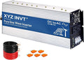 XYZ INVT 4000W Pure Sine Wave Inverter 24V to 120V AC, 8000W Peak Power - Portable Power Converter for Solar System, Off-Grid Home, RV, Truck & Camping