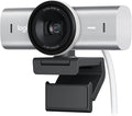 Logitech MX Brio Ultra HD 4K Collaboration, Streaming Webcam, 1080p at 60 FPS, Show Mode, Works with Microsoft Teams, Zoom, Google Meet, Nintendo Switch 2 New GameChat Mode - Pale Gray