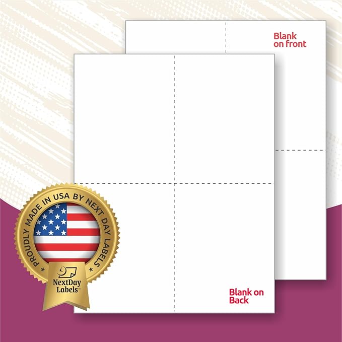 W-2 Forms Blank Paper 4-Up Version NO Instructions on Back for Laser and Ink Jet Printer (Forms & Self Seal Envelopes) (50 Sets)