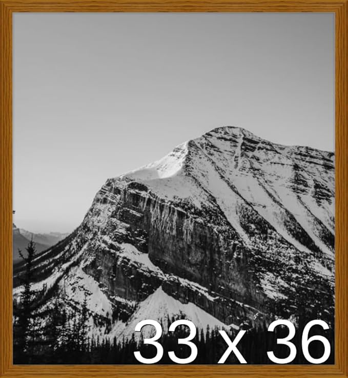 Frame It Easy 33 x 36 Hazel Wood Frame (Derby)
