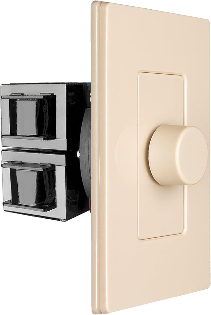 OSD Audio 100W Sleek, Modern, Minimalist Design in Wall Volume Control, Rotary Knob Bone Impedance Matching SLK100