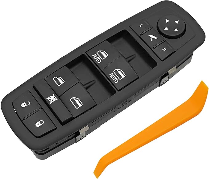 NOVAPARTS 11PINS 56046826AE Driver Side Power Control Window Switch for 2016-2018 Ram 1500 2500 3500 2019-2024 Ram 1500 Classic 56046826AC 56046826AD Front Left (2 Auto, 3+8 pins)