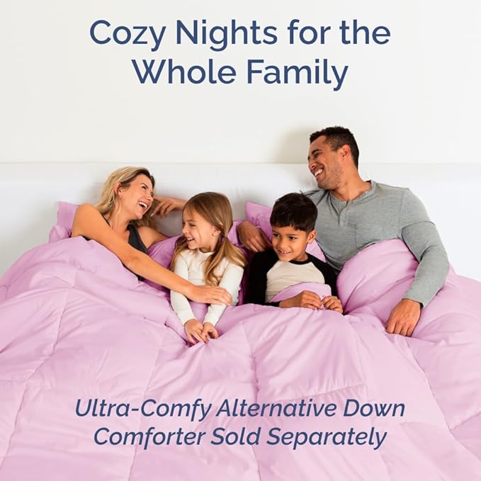 Full XL Bed Sheet Set - 4 Piece Extra Long Extended Full XL Sheets - Soft, Breathable & Cooling - Fits 8" to 16" Mattress w/ Deep Pockets - 54" x 80" - Easy-Fit, Wrinkle & Fade Resistant - Light Pink
