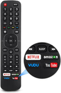Replacement Remote Control for All Hisense 4K LED HD UHD Smart TVs (EN2A27), Fit for Hisense Android Smart TV EN2A27 EN2A127H EN2A27HT EN2AN27H EN2AS27H EN2B27 EN2C27