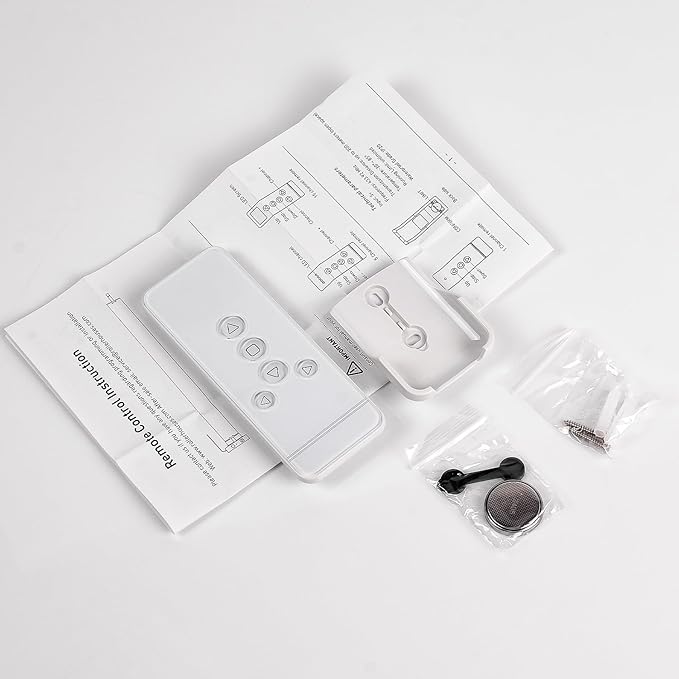 Replacement Remote for Roller Blinds - 5-Channel Compatible with Rollerhouses ERB22/ERB25/EY1612/EY2512 Motors - NOT Universal (Verify Your Original Controller Before Purchase)