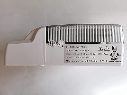DAE P153-200 KIT, UL kWh Smart Submeter, 1 Phase 3 Wire (2 hot Wire, 1 Neutral), 200A, 120/240v, 2 Split Core CTs, RS485