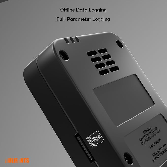 Aulifants LP405 25A Heavy Duty Smart Plug Meter Sockets Industrial Energy Monitor Trip-Rate Billing, OVP/UVP/OLP Color Screen Magnetic Relay Offline Logging WiFi Tuya/Smart Life for AC/Heaters
